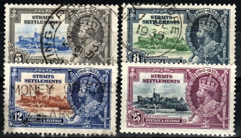 Straits Settlements #213-6 F-VF  CV $16.35 (A582)