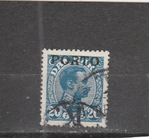 Denmark  Scott#  J5  Used  (1921 Postage Due)