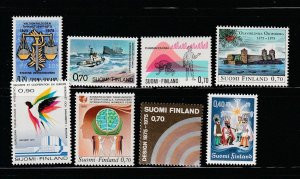 Finland 574-581 Sets MNH Various