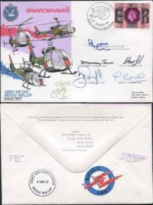 AD31c The Sparrowhawks Army Air Day Middle Wallop Team Signed (A) 