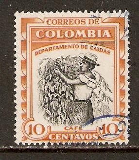 Colombia   #652  used  (1956) 