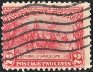 SC#329 2¢ Jamestown Issue (1907) Used