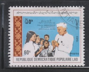 Laos 947 Jawaharlal Nehru, Indian Statesman 1989