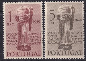 Portugal 1949 Sc 711-2 set MLH*