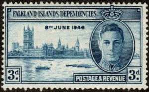 Falkland Islands 1L10 - Mint-H - 3p Peace Issues (1946) (cv $1.15)