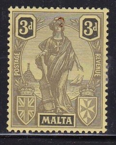 Album Treasures Malta  Scott # 106  3p  Malta   Mint Hinged