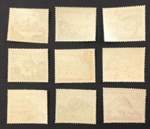 (BJ Stamps) GERMANY, B160-B168, 1939, set of  9, FVF, OG, MNH. CV $53.00
