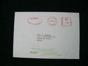 LUNDY STAMP USED ON 1985 COVER