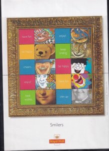 GB 9 DIFFERENT SMILERS SHEETS MNH PO FRESH HIGH CAT VALUE