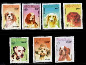 North Vietnam. Scott 2098-2104 MNH** Dog Breed set