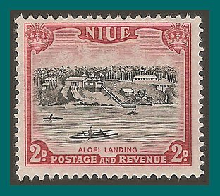 Niue 1950 Alofi Landing, MLH #96,SG115