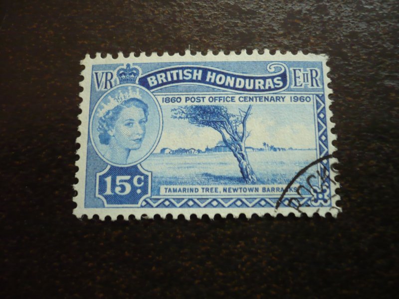 Stamps - British Honduras - Scott# 158 - Used Part Set of 1 Stamp