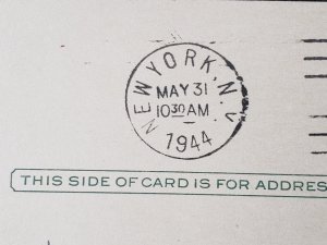 UX27. Jefferson, 1 cent, US Postal Cards.  Cancelled.VF cond.