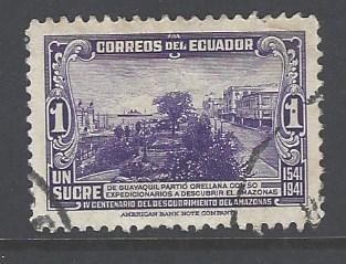 Ecuador Sc # 400 used (DT)