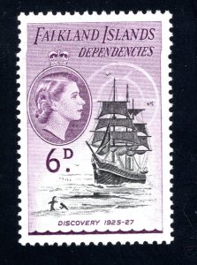 Falkland Islands Dependencies SC #1L26  VF/XF, Unused, CV $3.50 ..... 1930208