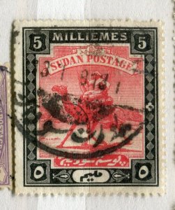 BRITISH EAST AFRICA PROTECTORATE; Early 1900s Came Rider used 5m. value