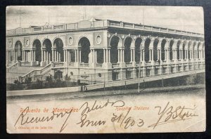 1903 Montevideo Uruguay RPPC POSTCARD Cover To Capetown South Africa