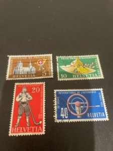 Switzerland sc 351-354 u comp set