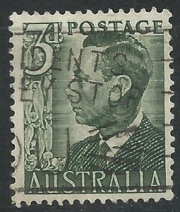 Australia 1951 - 3d George VI - SG235b used