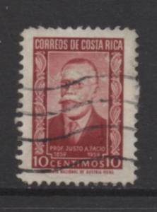 Costa Rica Scott #  261  USED  singles