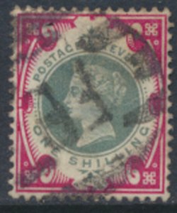 GB  SG  214  SC# 126  Used  green & carmine see details & scans free shipping