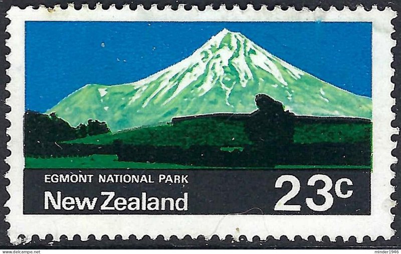 NEW ZEALAND 1971 23c Multicoloured, Egmont National Park SG929 FU