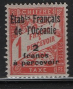FRENCH POLYNESIA  J9  MINT HINGED