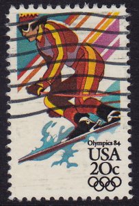 USA - 1984 - Scott #2068 - used - Sport Skiing