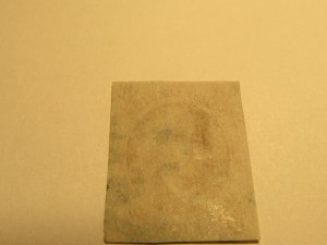 US Stamp, Scott #1b 1847 5c Franklin Used Orange Brown w/Certificate SCV $825.00