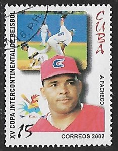 Cuba # 4257 - Baseball - A. Pacheco - unused / CTO.....{R14}