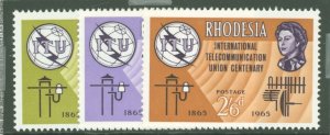 Rhodesia (1965-1978) #200-202v  Single (Complete Set)