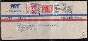 Colombia - Jul 27, 1955 Airmail Advertising Cover to States