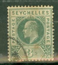 Seychelles 35 used variety dented frame Gibbons 47a CV $150