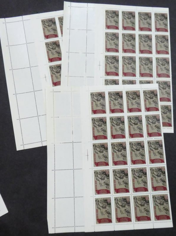 EDW1949SELL : RUSSIA 1968 Sc #3500. 250 stamps in Full Sheets. VF MNH. Cat $1125