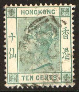 Hong Kong, Scott 43, used