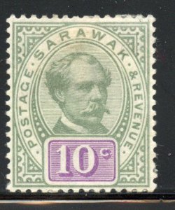 Sarawak # 15, Mint Hinge Remain.