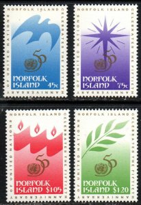 Norfolk Island Sc #592-595 MNH