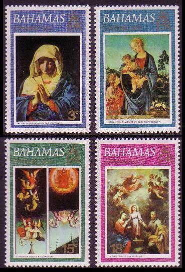 Bahamas Christmas 4v issue 1973 SG#417/20