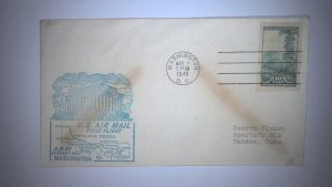US FIRST FLIGHT COVER: 1949 WASHINGTON DC AM 97