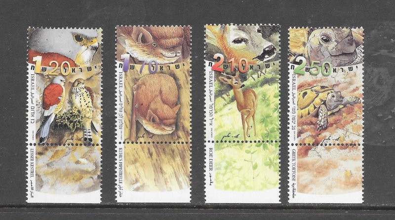 ISRAEL #1435-8 ANIMALS MNH