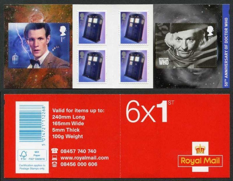 SG PM36 6 x 1st Dr Who Booklet 