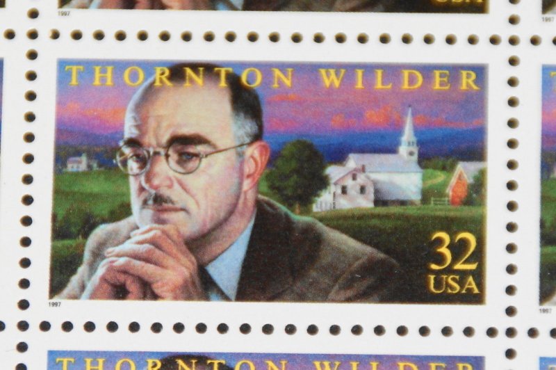 1997 sheet Thornton Wilder Sc# 3134