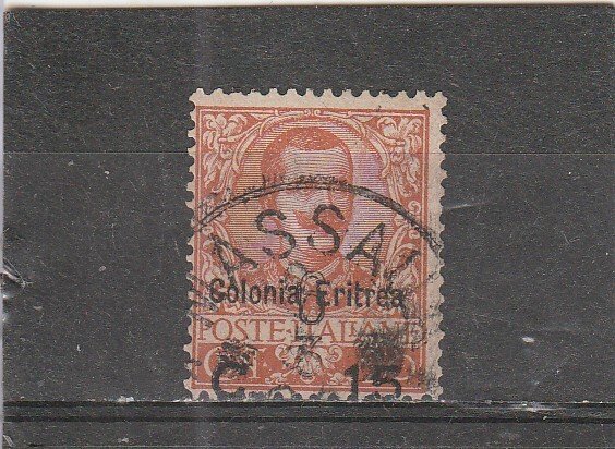 Eritrea  Scott#  34  Used  (1905 Surcharged)