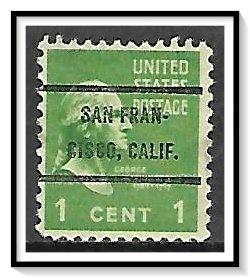 US Precancel #804-72 San Francisco CA Used