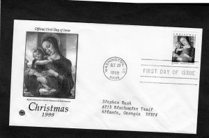 3355 Christmas, FDC PCS addressed