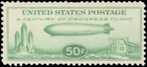 United States #C18, Complete Set, 1933, Zeppelins, Never Hinged