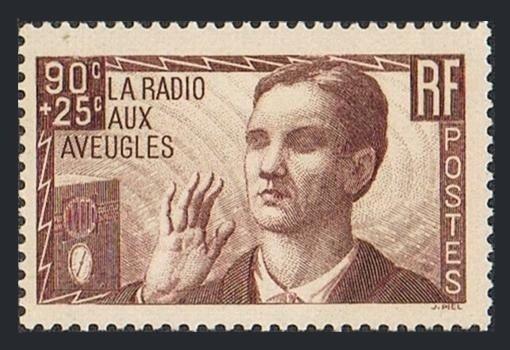 France B79,MNH.Michel 436. Radio for the blind,1938.