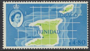 Trinidad & Tobago  SG 297  MH  Map of the Islands  SC# 101 - see scans