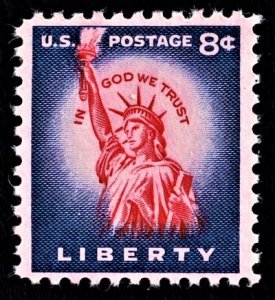 US 1041B MNH VF 8 Cent Statue of Liberty