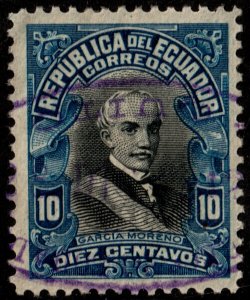 ✔️ ECUADOR 1911 - GARCIA MORENO  - SC. 210 (o) [040]